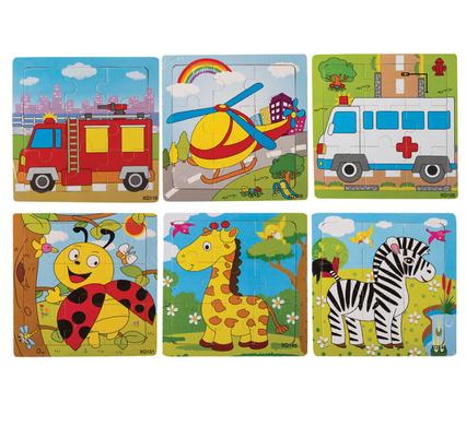 Puzzle 9 Piece Zebra