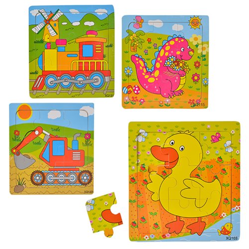 Puzzle 9 Piece Dinosaur