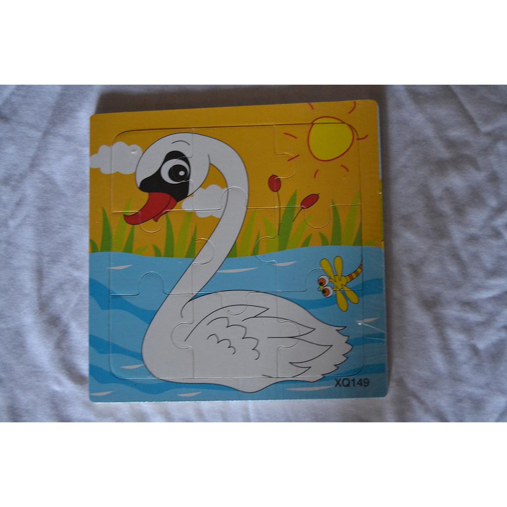 Puzzle 9 Piece Swan