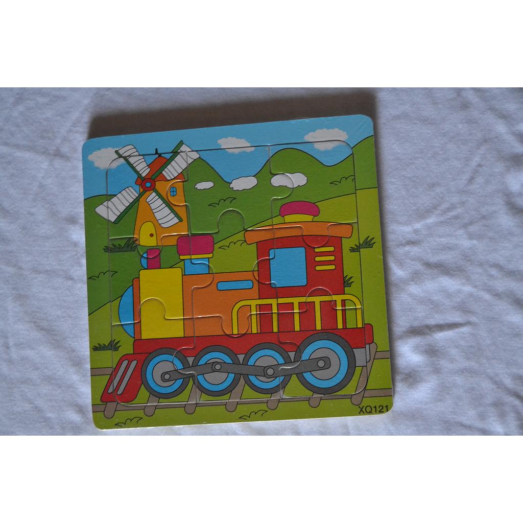 Puzzle 9 Piece Train