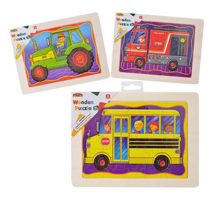 Puzzle 25 Piece School Bus