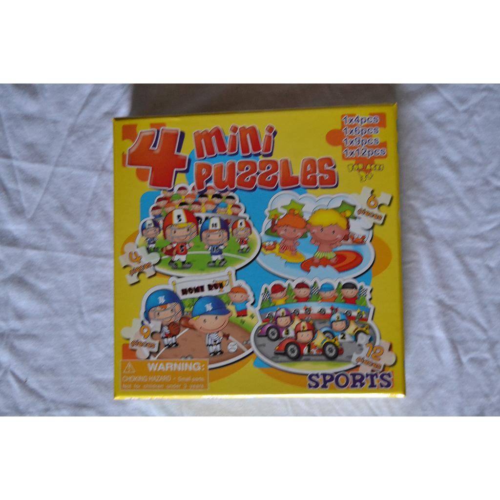 Puzzle 4-in-1 Mini Sports