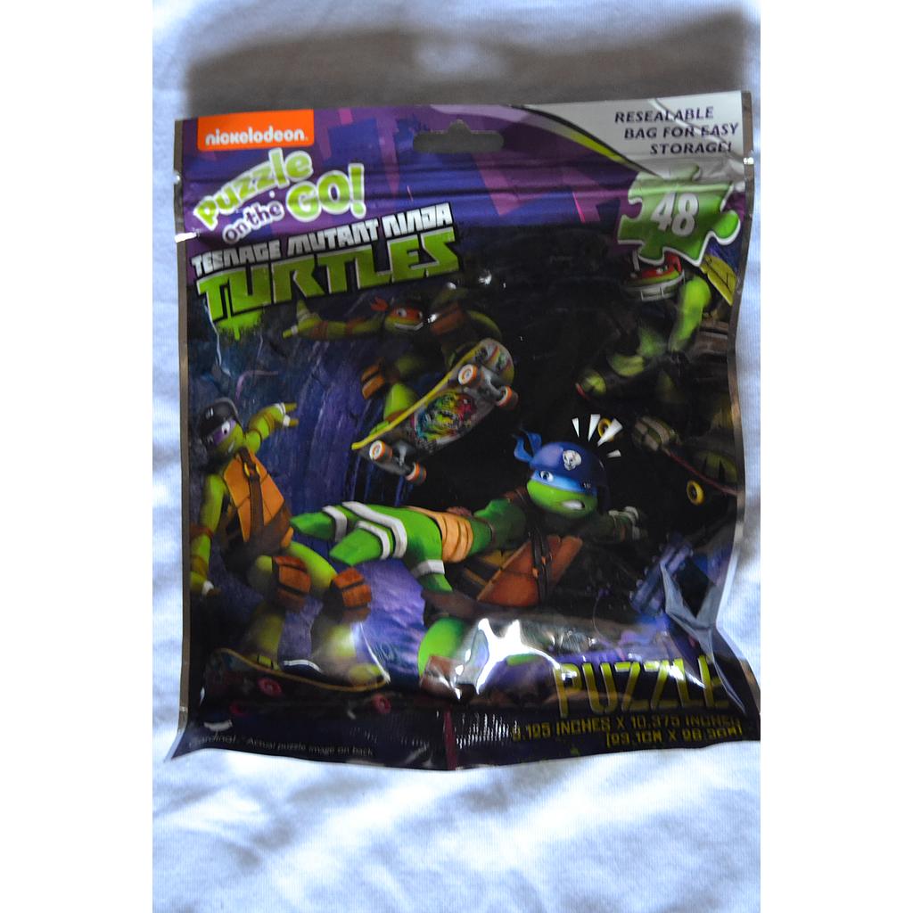 Puzzle on the Go! 48 Piece TMNT