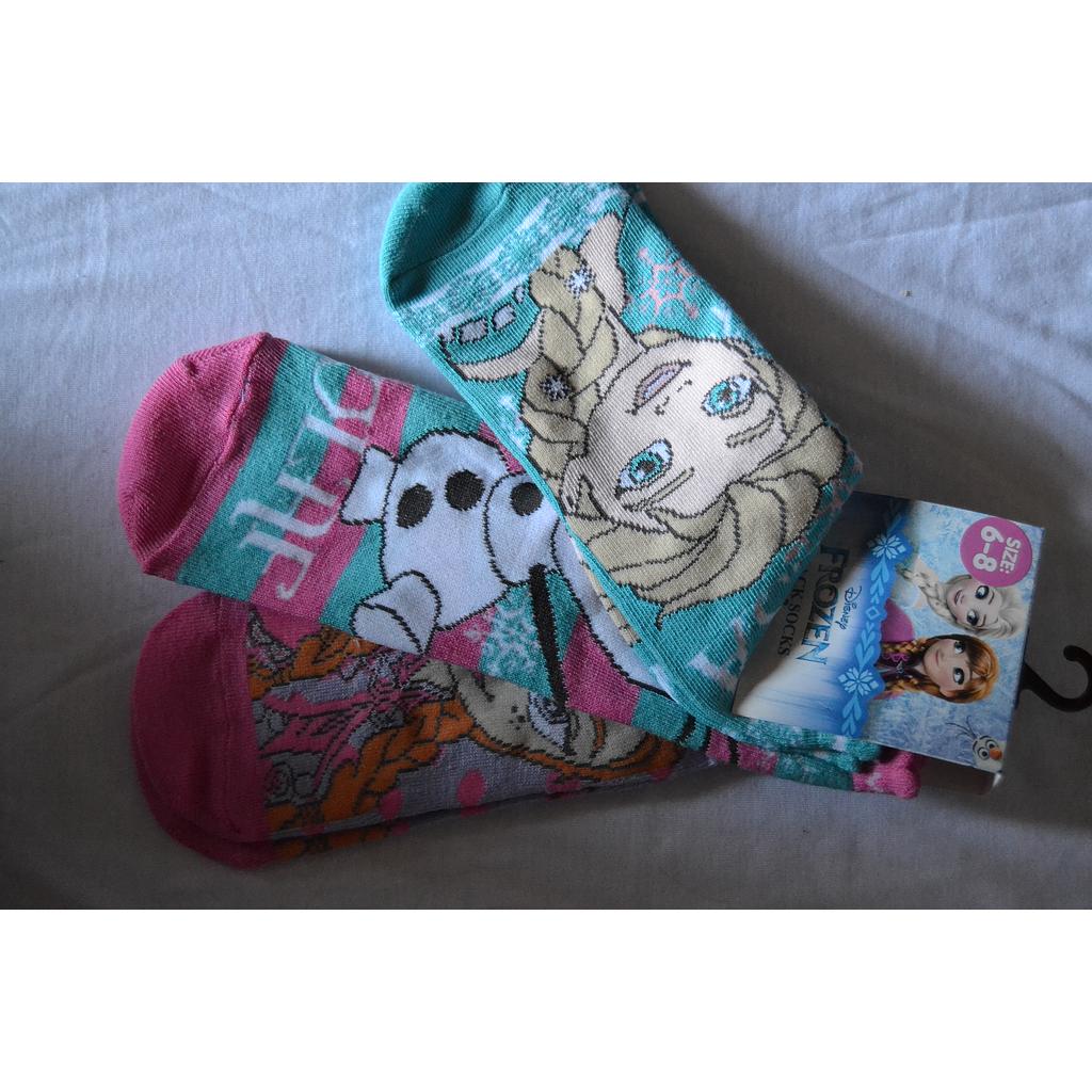 Frozen 3 Pairs Socks - (age 6 to 8 years)