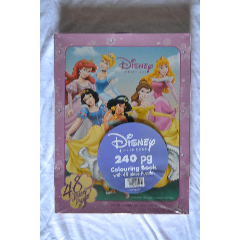 Disney Princess Book & Puzzle