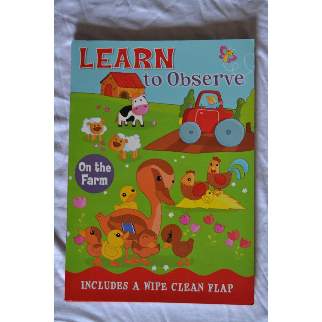 Learn to Observe Activity Book