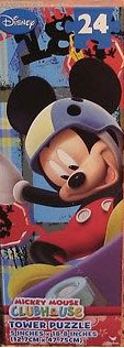 Tower Puzzle 24 Piece Mickey Mouse Club House