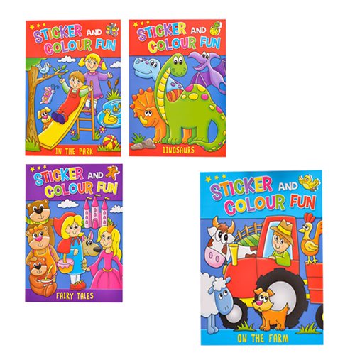 Sticker and Colour Fun - Fairy Tales