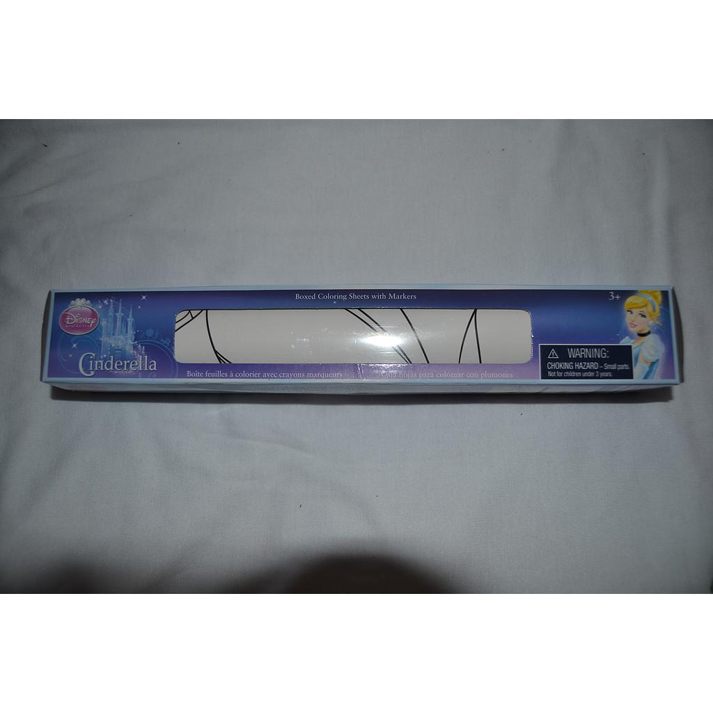 Disney Coloring Poster with Markers - Cinderella