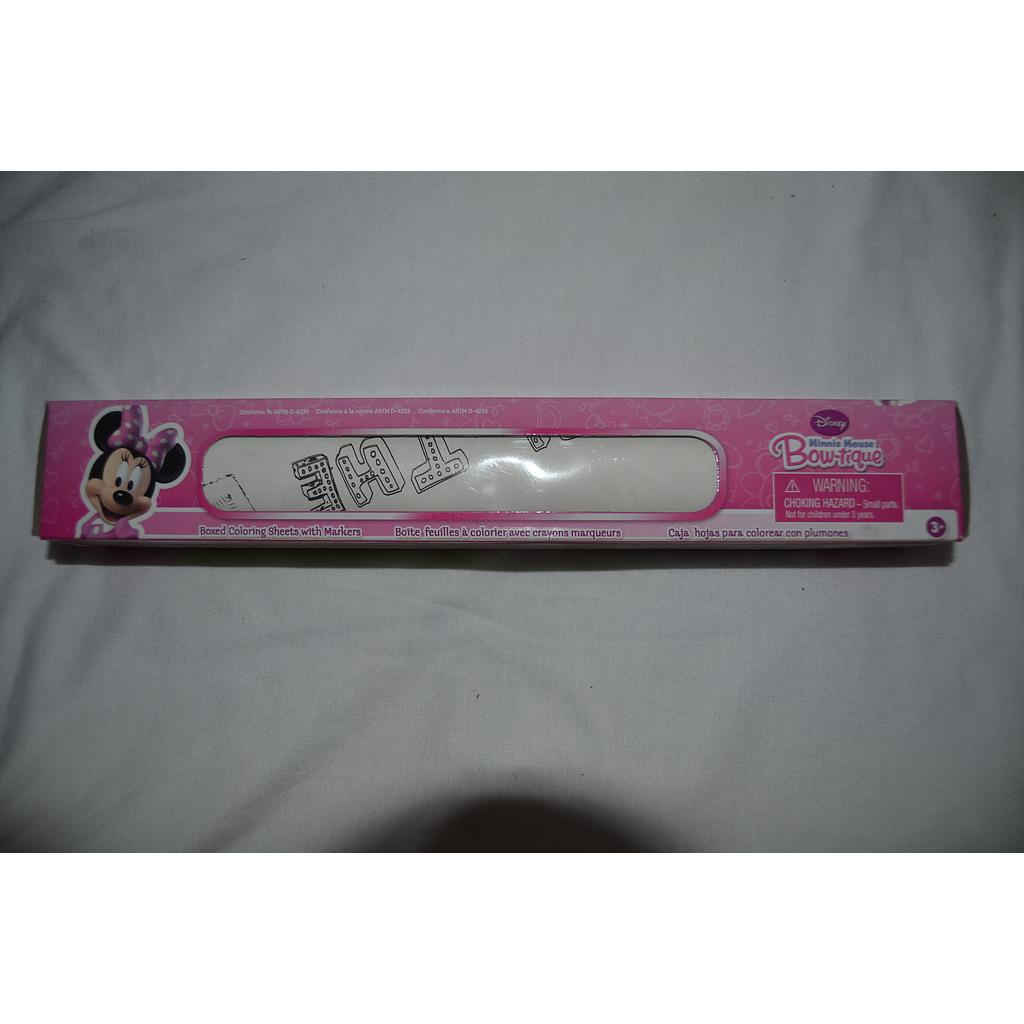 Disney Coloring Poster with Markers - Minnie Mouse