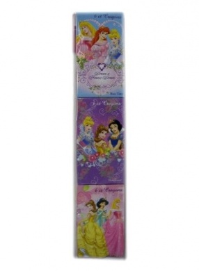Disney Girl's Crayons - 6 Pack