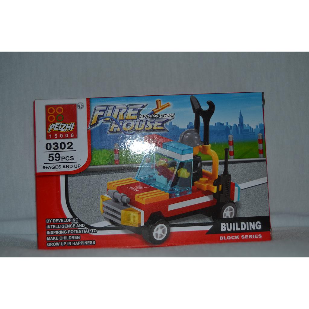 Fire House Building Blocks - 0302