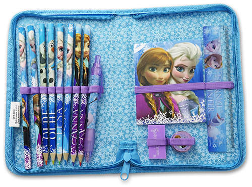 Frozen Filled Pencil Fold Out Case