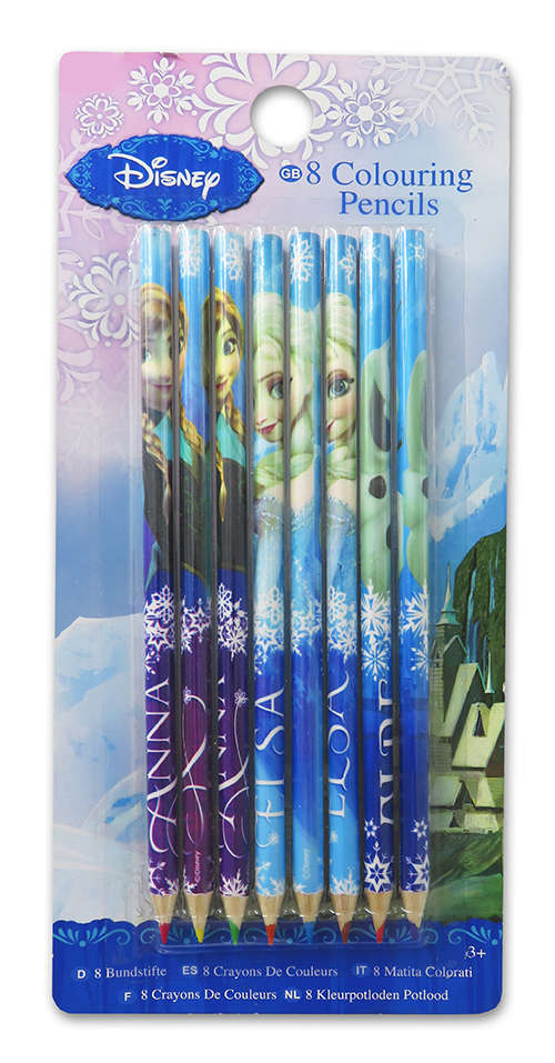 Frozen 8 piece Colour Pencils