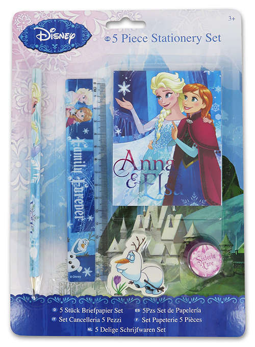 Frozen 5 piece Stationery Set with Notebook