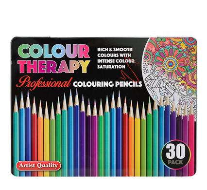 Colour Therapy Pencil 30 Piece Pencil Tin
