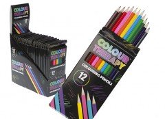 Colour Therapy Pencil Crayons 12 piece