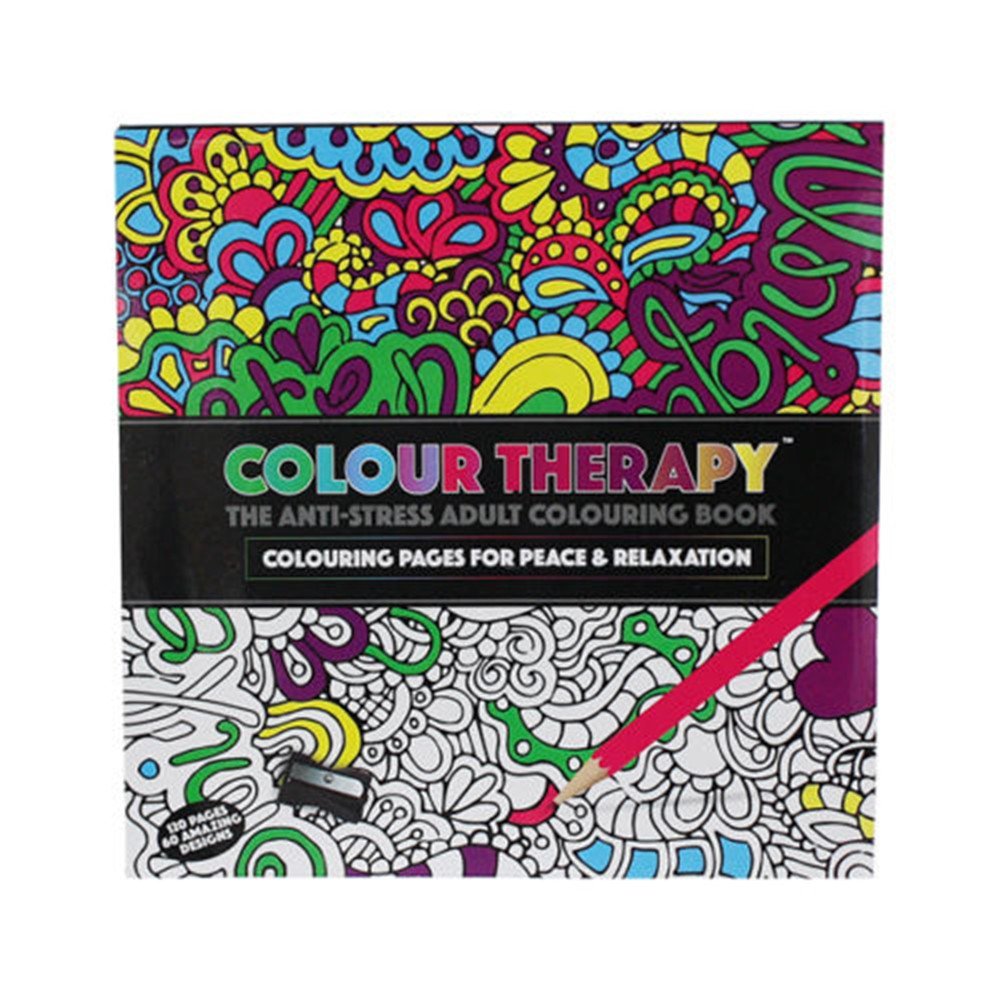 Colour Therapy Colouring Book 21cm x 21cm