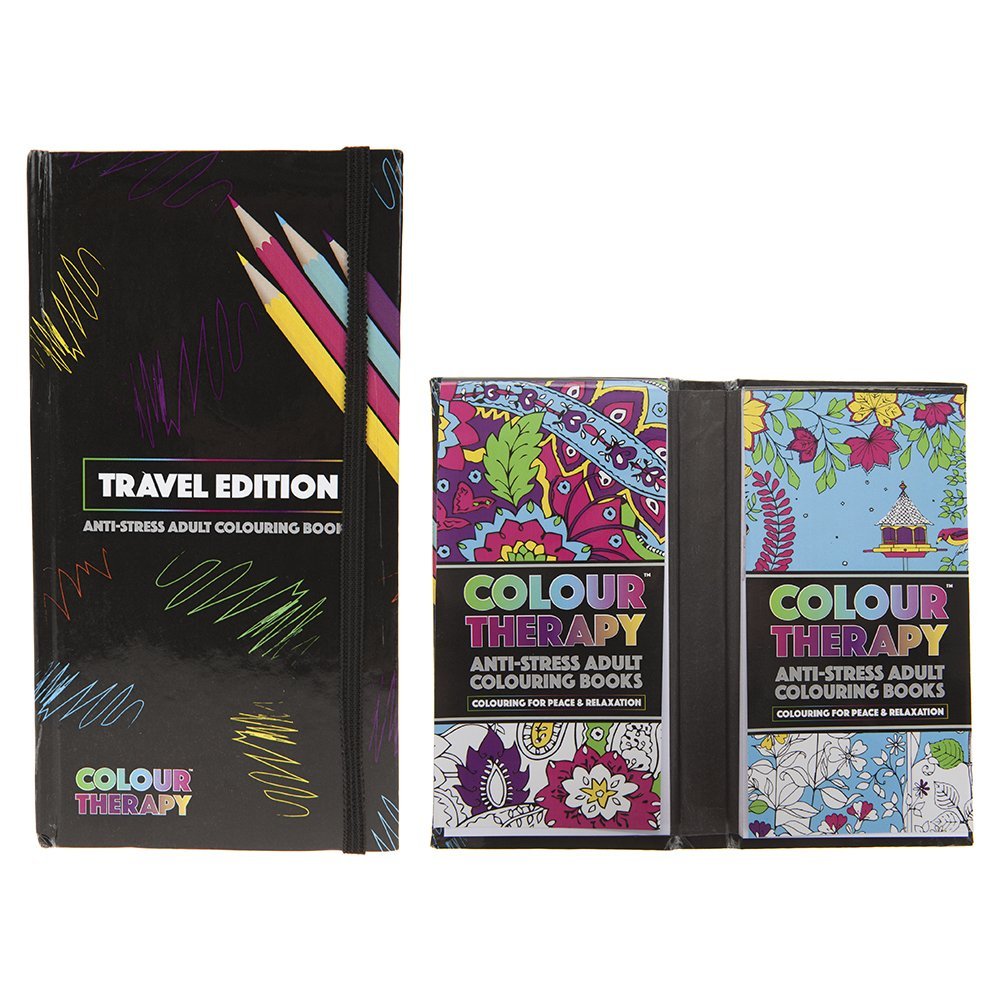 Colour Therapy Colouring Book Travel Edition