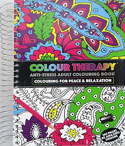 Colour Therapy Colouring Book A5 Ring Binder
