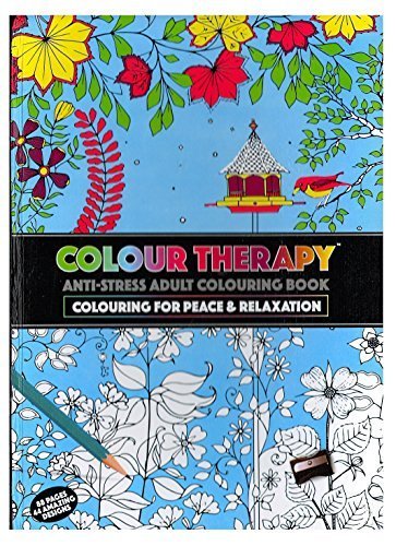 Colour Therapy Colouring Book A4 Hardcover