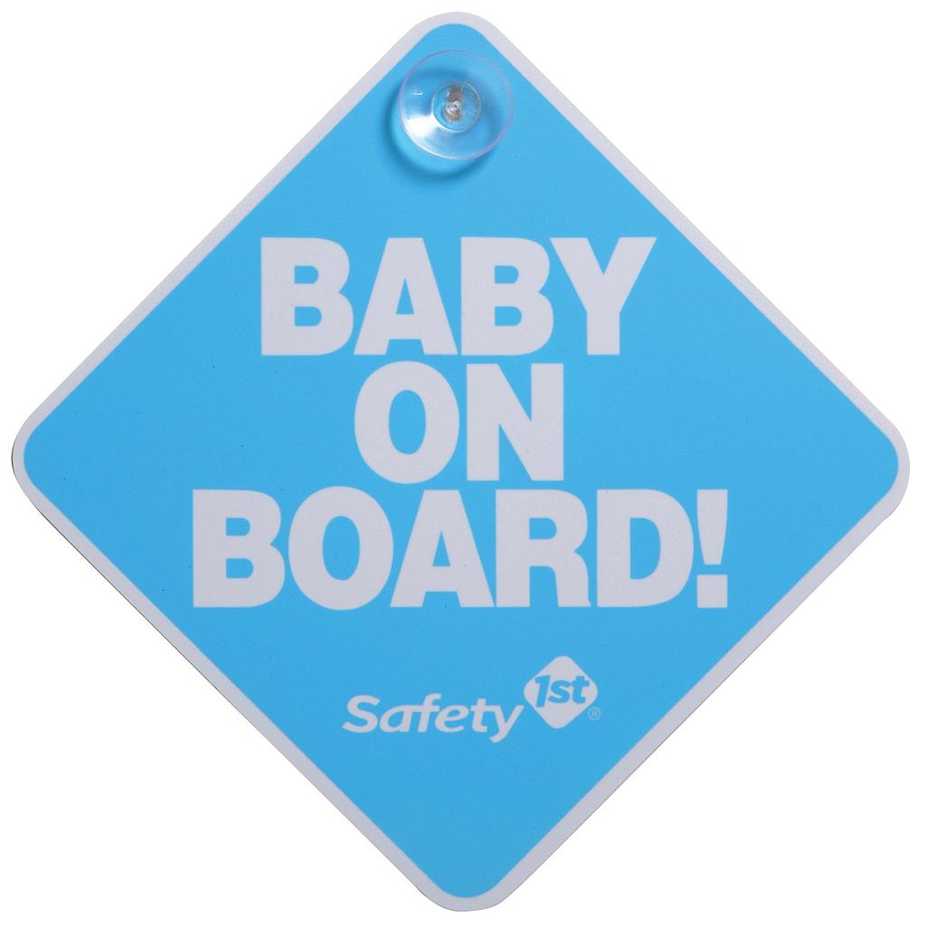 Baby On Board Sign - Blue
