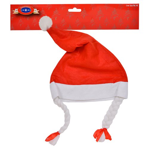 Santa Hat - Pigtails