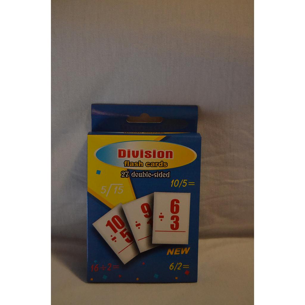Edu Flash Cards - Divison